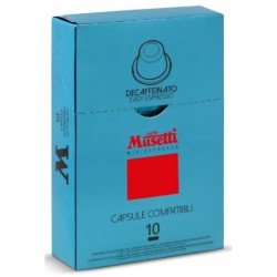 Кофе в капсулах Musetti Decaffeinated (упаковка 100 капсул по 5 гр)