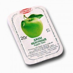 Руконт - джем яблочный порционный 20 мл (в коробке 140шт)